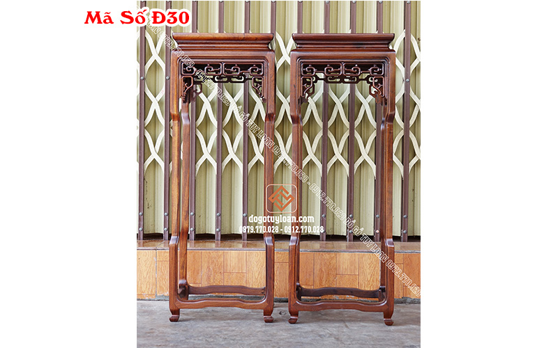 Đôn Vuông Mẫu Mới Gỗ Gụ Quảng Bình Đ30