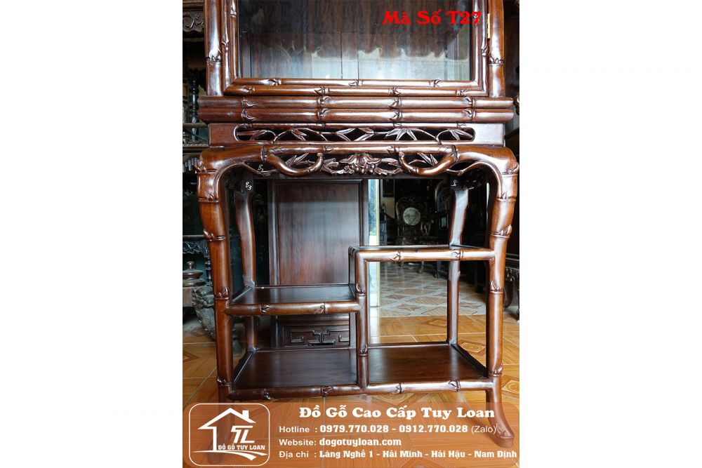 Tủ Bày Đồ Trúc Mã Số T27