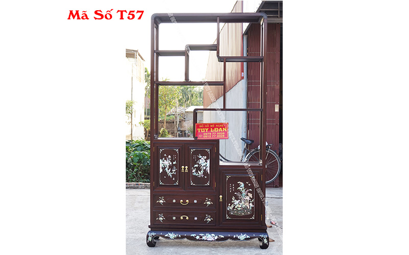 Tủ Trưng Bày Đồ Khảm Ốc Mã Số T57