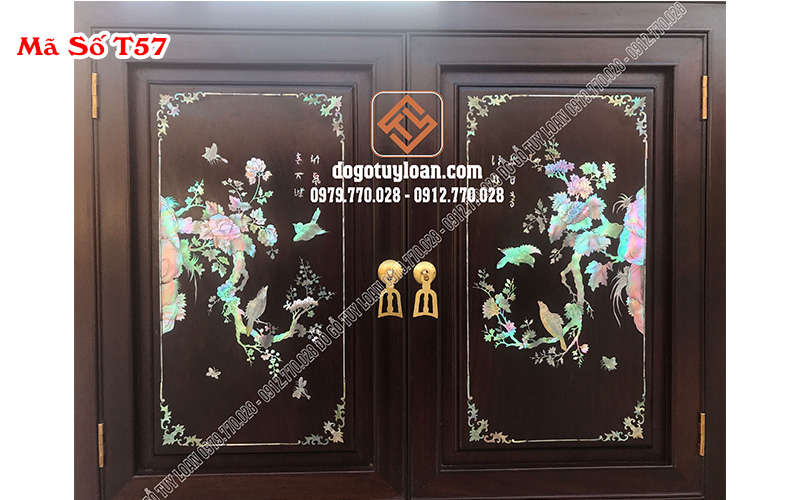 Tủ Trưng Bày Đồ Khảm Ốc Mã Số T57