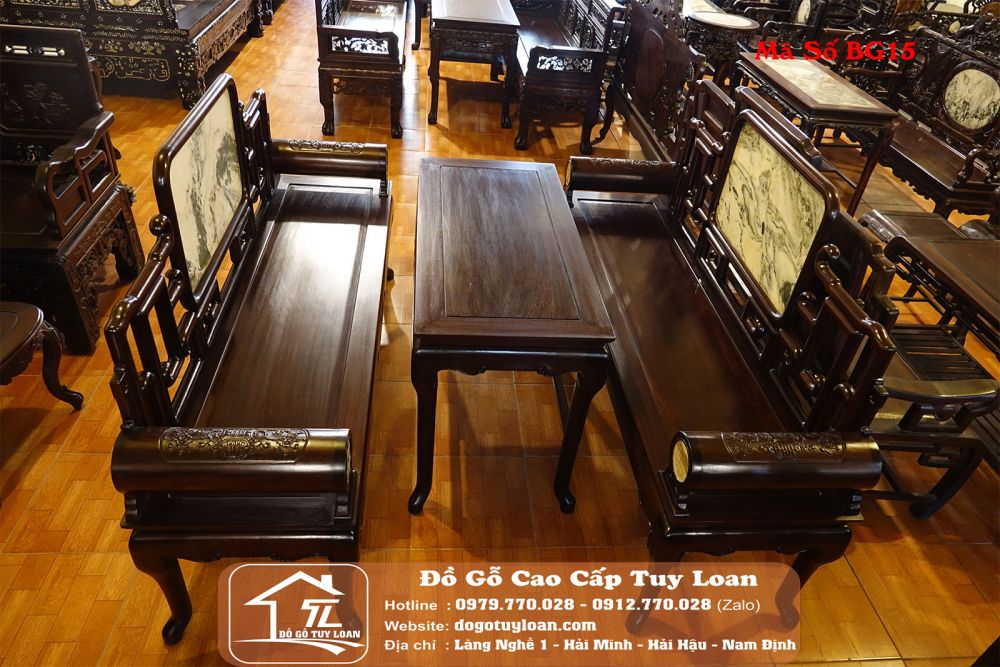 Bộ Bàn Ghế Phương Móc Mã Số BG15