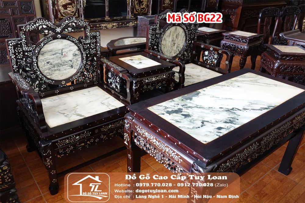Ghế Vách Tàu Khảm Ốc, giá hợp lý, hàng chất lượng| Đồ Gỗ Tuy Loan