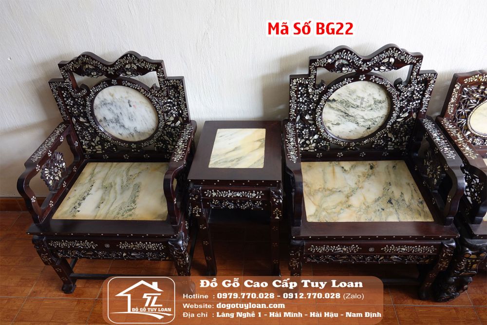 Ghế Vách Tàu Khảm Ốc, giá hợp lý, hàng chất lượng| Đồ Gỗ Tuy Loan