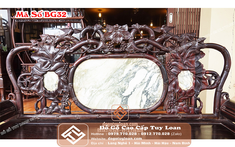 Bộ Phương Gỗ Trắc Hàng Hiếm BG32