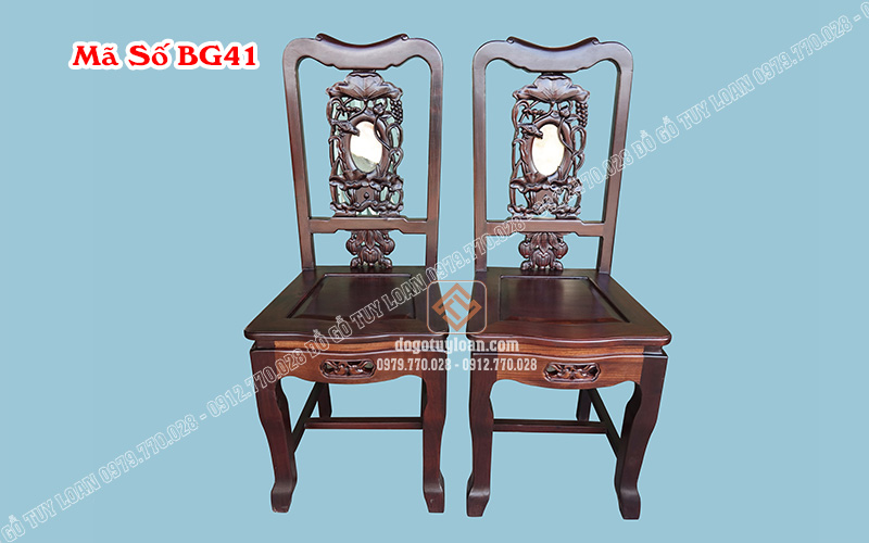 Bộ Bàn Ăn 5 Ghế Bằng Gỗ Cao Cấp BG41