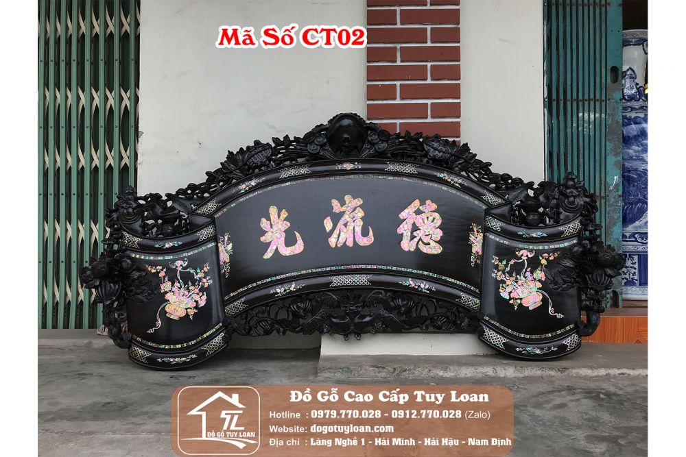 Cuốn Thư Khảm Ốc Đỏ Đức Lưu Quang Mã Số CT02
